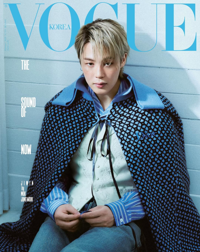 방탄소년단(BTS) 지민. VOGUE KOREA 공식 인스타그램 계정