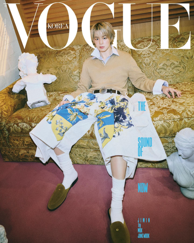 방탄소년단(BTS) 지민. VOGUE KOREA 공식 인스타그램 계정