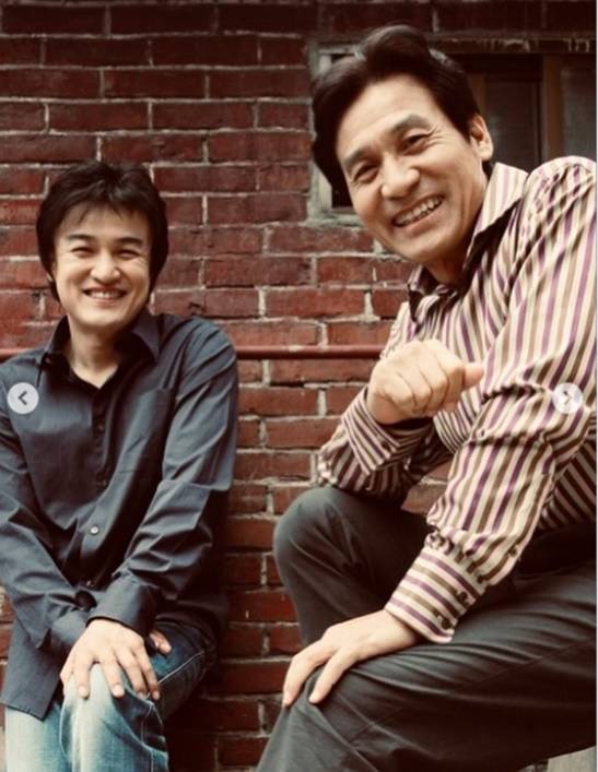 박중훈 고 안성기 /사진= 박중훈 개인계정