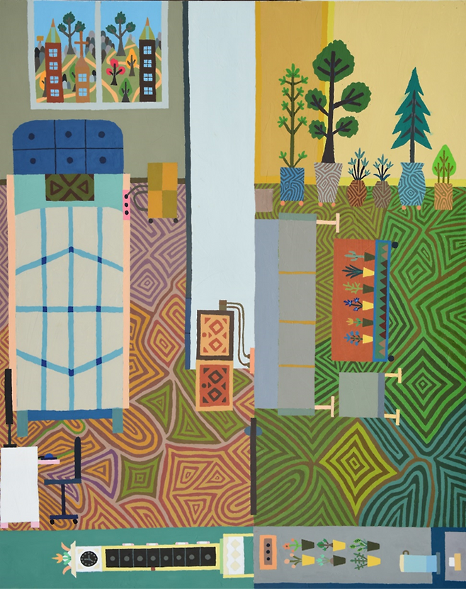 박성호 작가의 작품 '나의 새로운 방'. 사진=벗이미술관