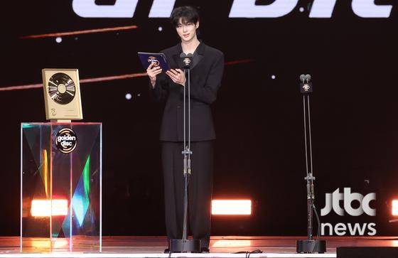 '제40회 골든디스크어워즈 with 업비트'에 참석한 배우 변우석. 사진=특별취재반