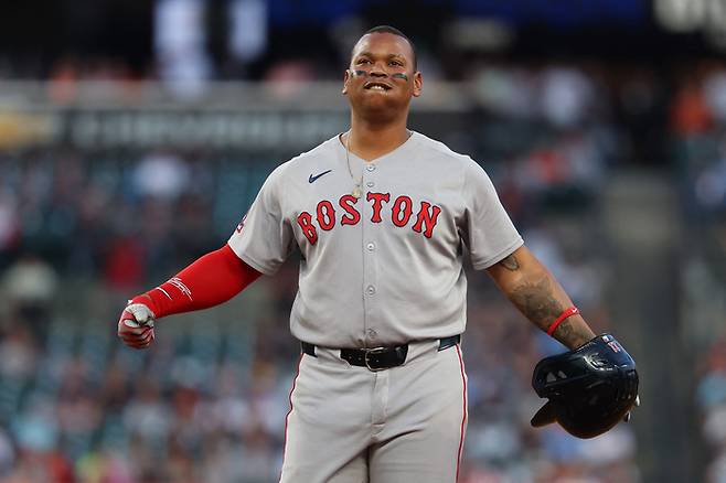 보스턴 시절 라파엘 데버스. 사진 | 디트로이트=AFP연합뉴스