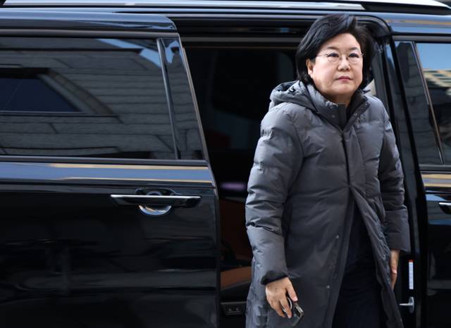 ▲ 이혜훈 기획예산처 장관 후보자가 8일 서울 중구 예금보험공사에 마련된 인사청문회 준비 사무실로 출근하고 있다. 연합뉴스