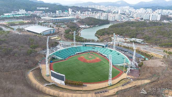 A view of Ulsan Munsu Baseball Stadium [ULSAN METROPOLITAN CITY]