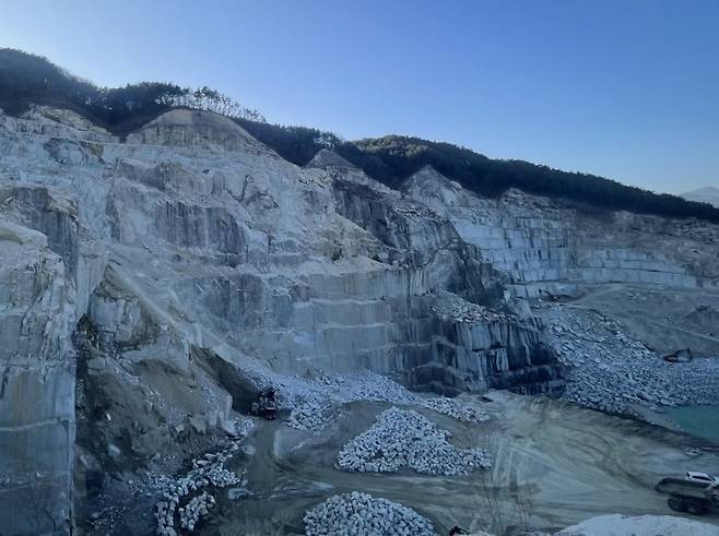 거창 채석장 [경남 거창군 제공. 재판매 및 DB 금지]