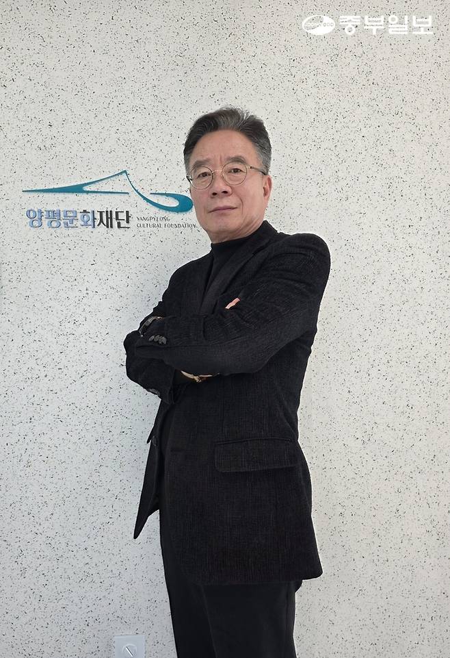 박신선 양평문화재단 이사장. 이준도기자