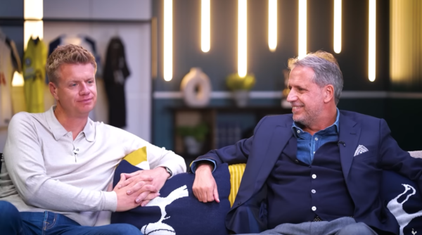 요한 랑에와 파라티치(사진=토트넘 홋스퍼 구단 영상 화면 갈무리)