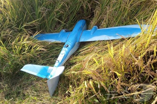 (평양 노동신문=뉴스1) = 북한이 한국이 보낸 무인기라고 주장하며 공개한 사진.  [국내에서만 사용가능. 재배포 금지. DB 금지. For Use Only in the Republic of Korea. Redistribution Prohibited] rodongphoto@news1.kr