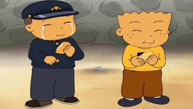 고(故) 이우영 작가의 애니메이션 ‘검정 고무신’. /KBS