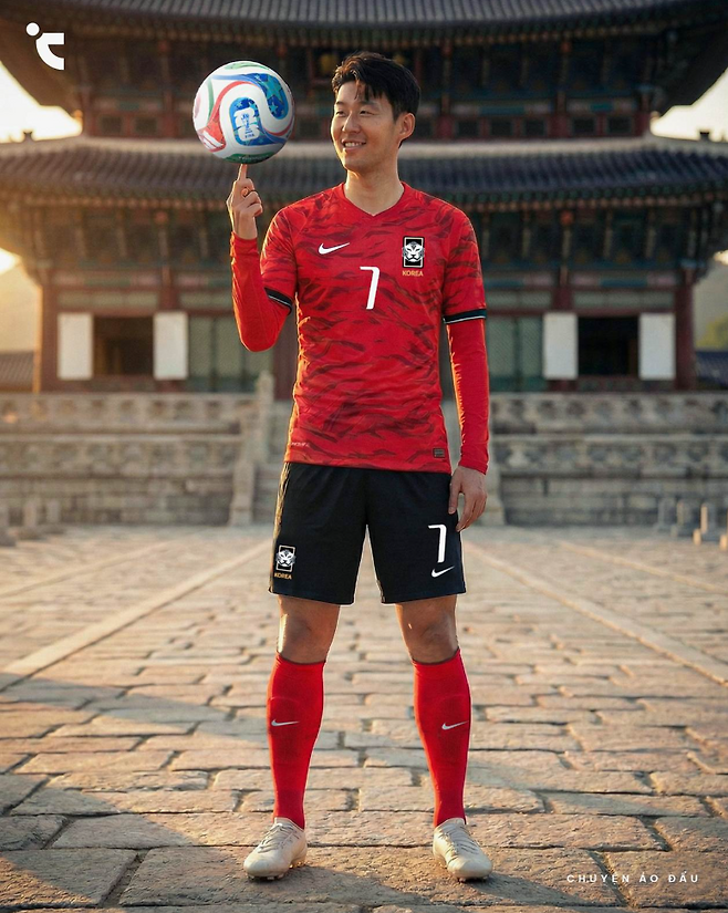 공개된 북중미 유니폼 홈 킷.손흥민이 착용해서 더욱 화제가 되고 있다.푸티헤드라인