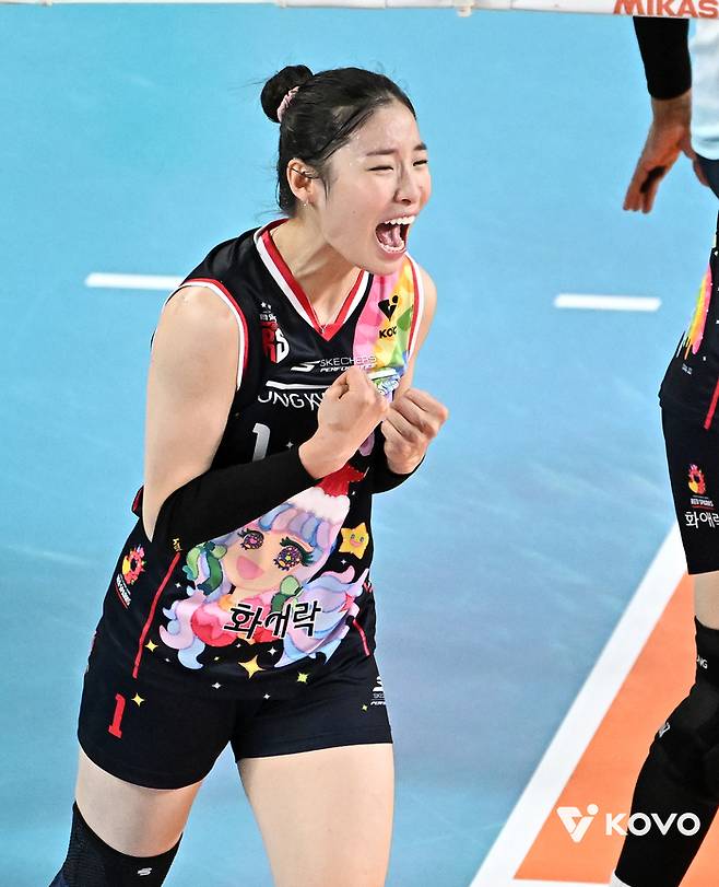 정관장의 아시아쿼터 공격수 인쿠시. 제공 | 한국배구연맹