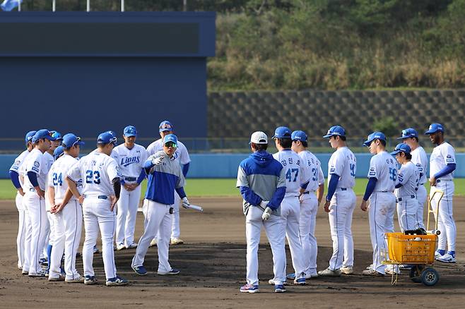 삼성 2025 오키나와 스프링캠프 모습. 사진 | 삼성 라이온즈