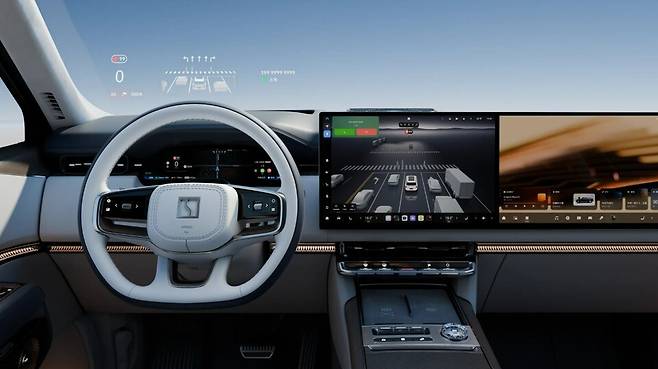 지커 9X AR 헤드업 디스플레이