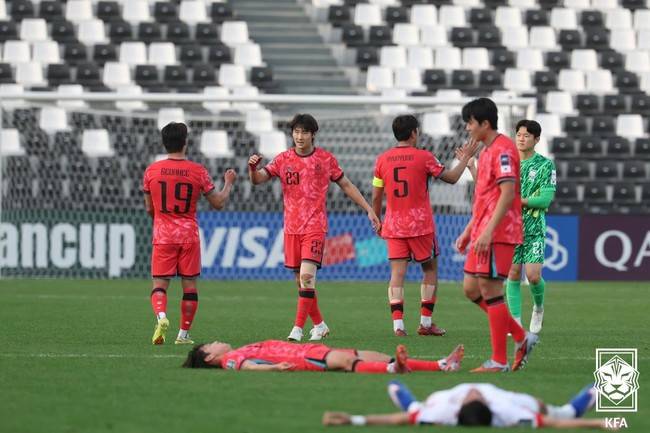 '비기기만 해도 8강 진출' U-23 이민성호, 답답했던 전반전...우즈벡과 0-0(전반 종료)