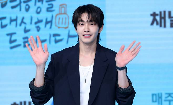 배우 김재영이 영화 '범죄도시5'에 합류한다. 사진은 지난해 7월 서울 마포구 쇼킹케이팝센터에서 열린 채널A 토일드라마 '여행을 대신해 드립니다' 제작발표회에 참석한 배우 김재영. /사진=뉴시스