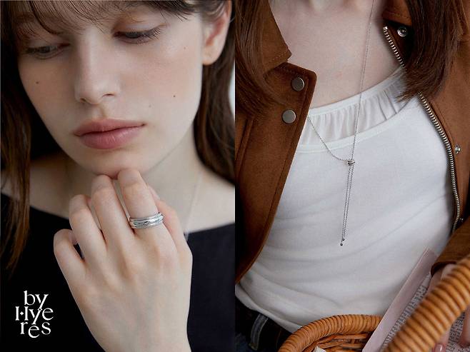 주얼리 브랜드 ‘바이 이에르’의 실버 제품 사진 [LF 제공]
