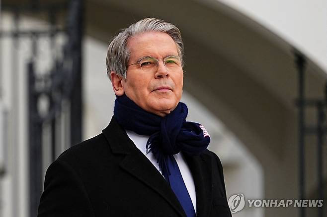 베선트 미국 재무부 장관 [로이터 연합뉴스 자료사진. 재판매 및 DB 금지]