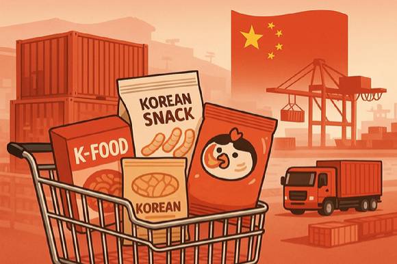 국내 식품 기업이 중국 시장을 공략하고 있다. [사진=챗GPT]