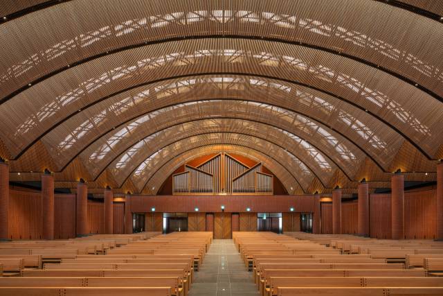 남양성모성지 대성당 내부