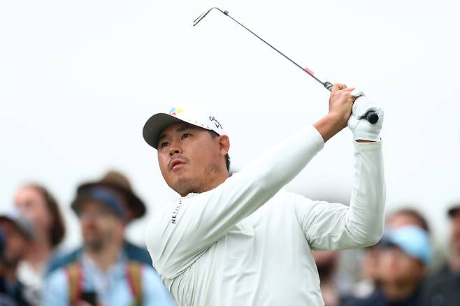 김시우가 지난해 12월 6일 열린 호주 오픈 3라운드 경기 도중 아이언샷을 하고 있다. 게티이미지코리아