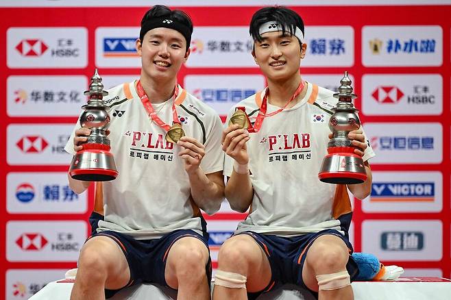 ▲ 서승재(좌), 김원호(우) ⓒ연합뉴스/AFP