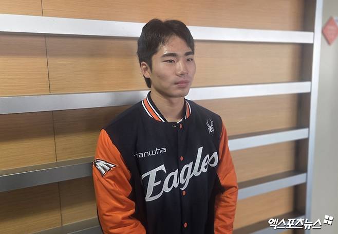 혹시 한화 주전 중견수? 손아섭 선배님, 잔류하신다면 많은 걸 배우고 싶다…슈퍼루키의 소망 [현장 인터뷰]