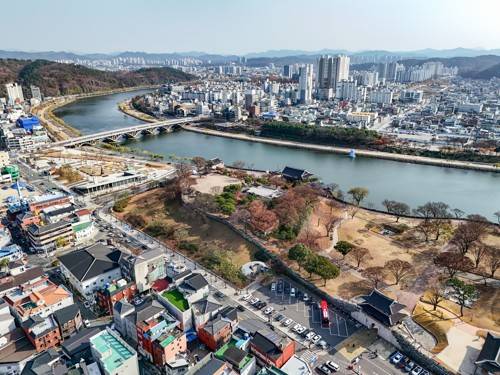 진주성과 남강[사진/임헌정 기자]