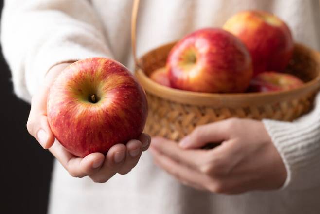 사과도 혈당 관리를 위해선 한 번에 1/2개, 하루에 1개 정도만 먹는 것이 좋다. 사진=게티이미지뱅크