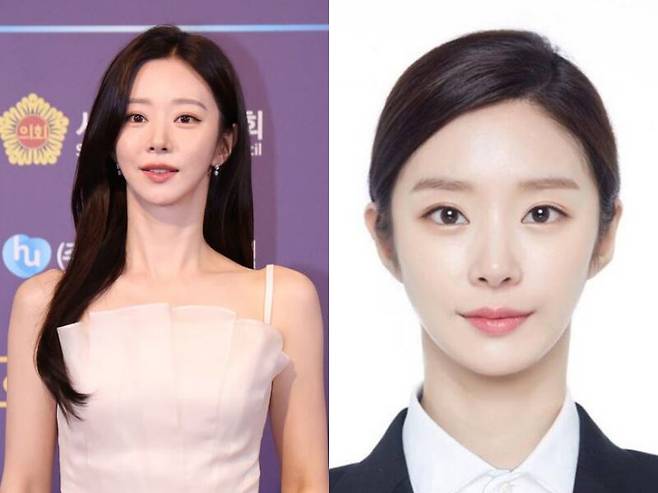 배우 이주빈이 2017년 찍은 증명사진. /뉴시스, 이주빈 인스타그램