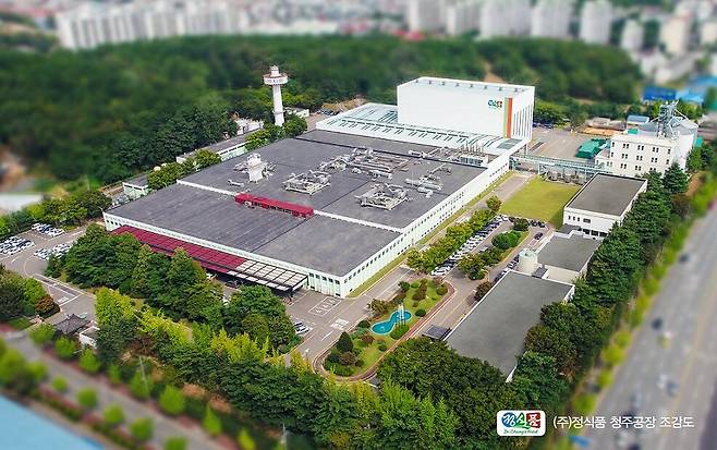 정식품 청주공장 전경. /정식품 제공