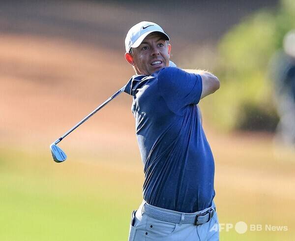 미국프로골프(PGA) 투어 멤버 로리 맥길로이(북아일랜드)가 커리어 그랜드 슬램을 달성한 2025년 메이저 대회 마스터스 토너먼트에서 아이언 샷을 하는 모습이다. 사진제공=ⓒAFPBBNews = News1 (사진을 무단으로 사용하지 마십시오.)