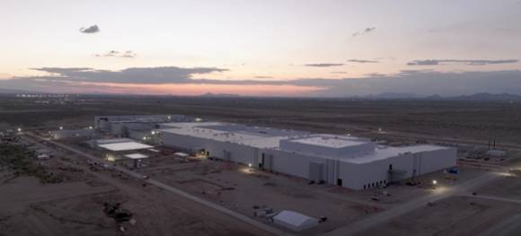 LG에너지솔루션의 애리조나 공장 전경. [사진=LG에너지솔루션 링크드인 캡처]