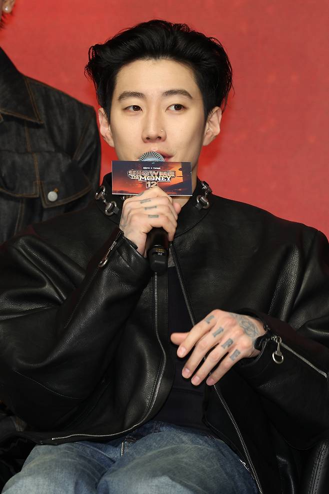 Jay Park speaks during a press conference held in Seoul, Thursday. (Yonhap)