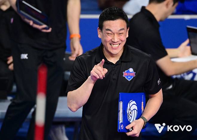 여오현 IBK기업은행 감독대행. 한국배구연맹 제공