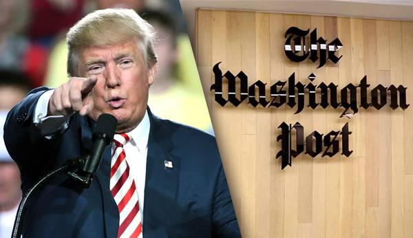 ▲ 도널드 트럼프(Donald Trump) 미국 대통령과 워싱턴 포스트(Washington Post). 사진=flickr