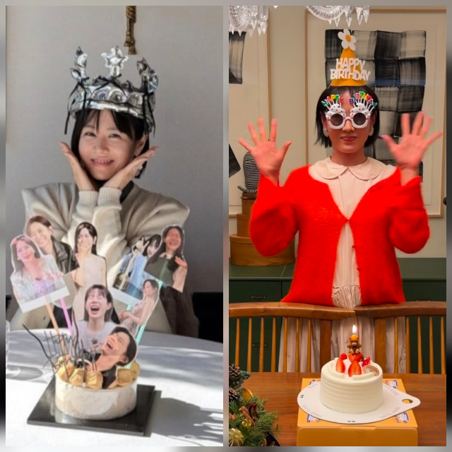 손예진이 가족과 함께한 소박한 생일 현장을 공개하며 웃음을 안겼다.사진=손예진 SNS