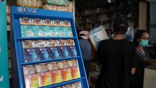 인도네시아에서 판매되는 '에쎄'.  /사진 제공=KT&G