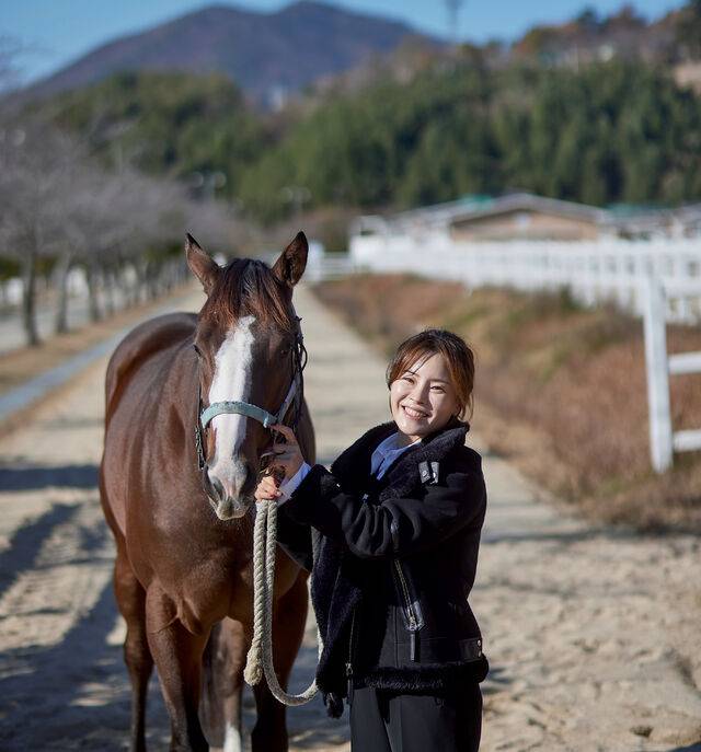 렛츠런파크 부산·경남 5조 김혜선 조교사.