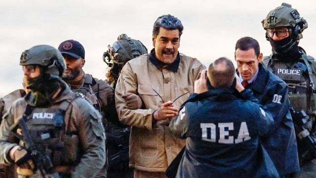 미국 뉴욕시 맨해튼의 헬기 승강장에 도착한 니콜라스 마두로 베네수엘라 대통령 모습. 연합뉴스