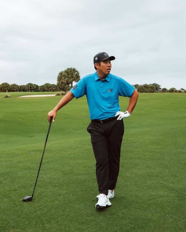 코리안GC 유니폼을 입은 안병훈. 사진 제공=LIV 골프