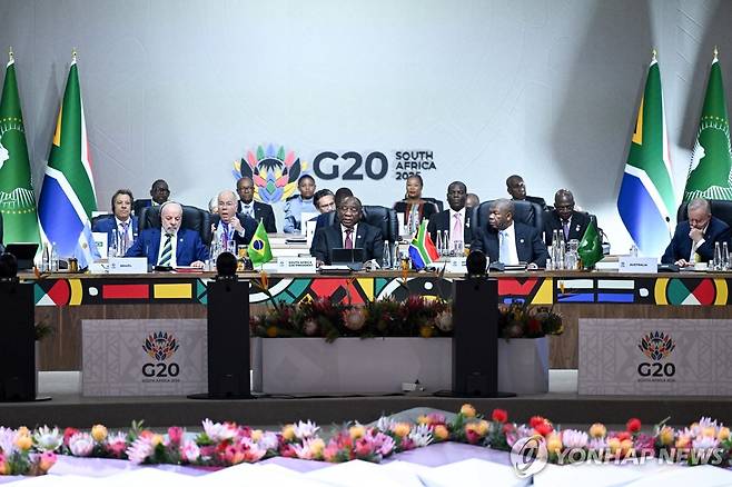 남아공에서 열린 G20 정상회의 [UPI 연합뉴스 자료사진. 재판매 및 DB 금지]