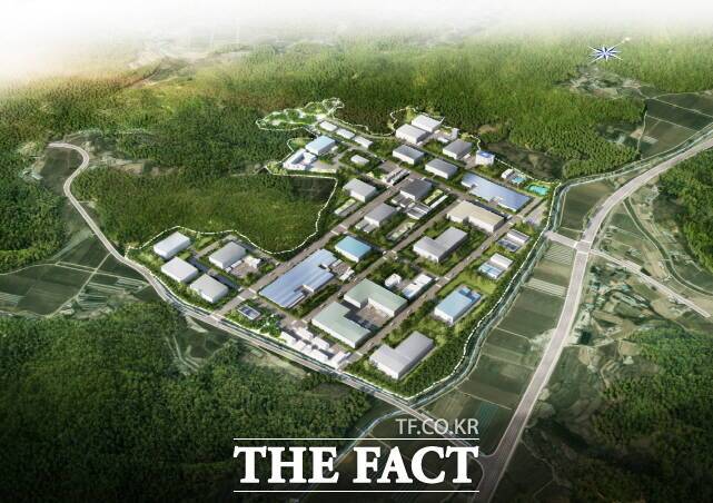 청양 일반산업단지 조감도. /청양군