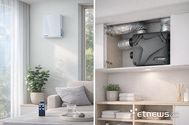 블라우버그의 환기 시스템 .