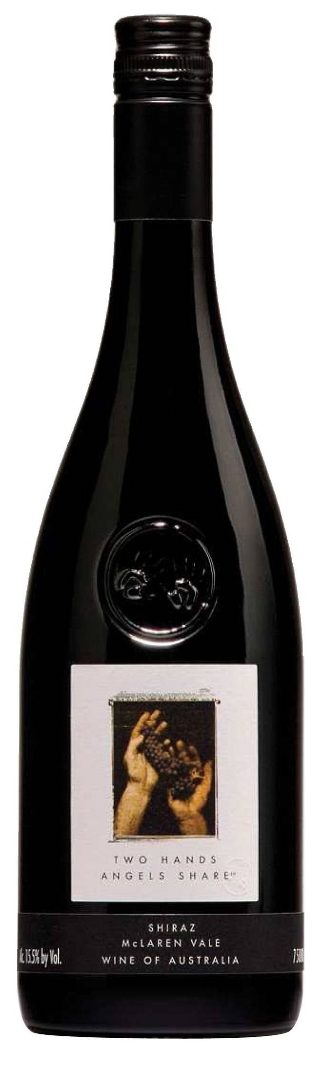 투핸즈 엔젤스 쉐어 쉬라즈.잘 익은 블랙베리와 자두, 초콜릿과 후추의 향이 어우러지며, 풍부한 과실미와 부드럽게 다듬어진 탄닌이 인상적이다. 바비큐나 양념이 강한 고기 요리와 잘 어울린다.