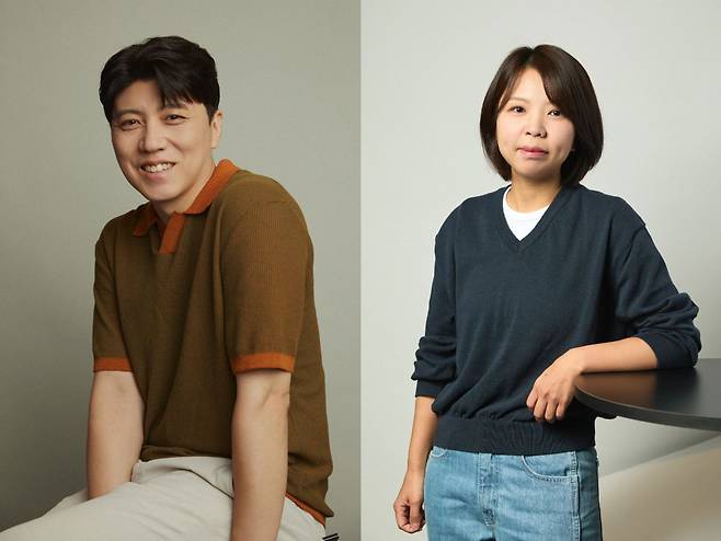 지난 13일 넷플릭스 요리 서바이벌 예능 '흑백요리사' 시즌 2가 백수저 재도전자 최강록 셰프의 우승으로 막을 내렸다. 김학민(왼쪽), 김은지 PD는 시즌 1부터 '흑백요리사' 흥행을 이끌어온 제작진이다. 사진 넷플릭스