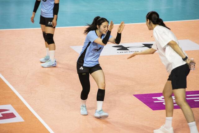 KYK 파운데이션의 유소년 배구 클리닉./KYK 파운데이션