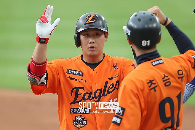 ▲ 연봉 인상이 예정되어 있는 가운데 2026년 풀타임 주전 도약을 노리는 하주석 ⓒ곽혜미 기자