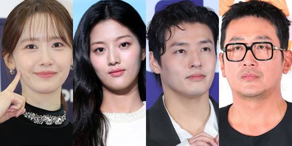 윤아, 서은수, 강하늘, 하정우 / 사진=스타뉴스, 뉴시스