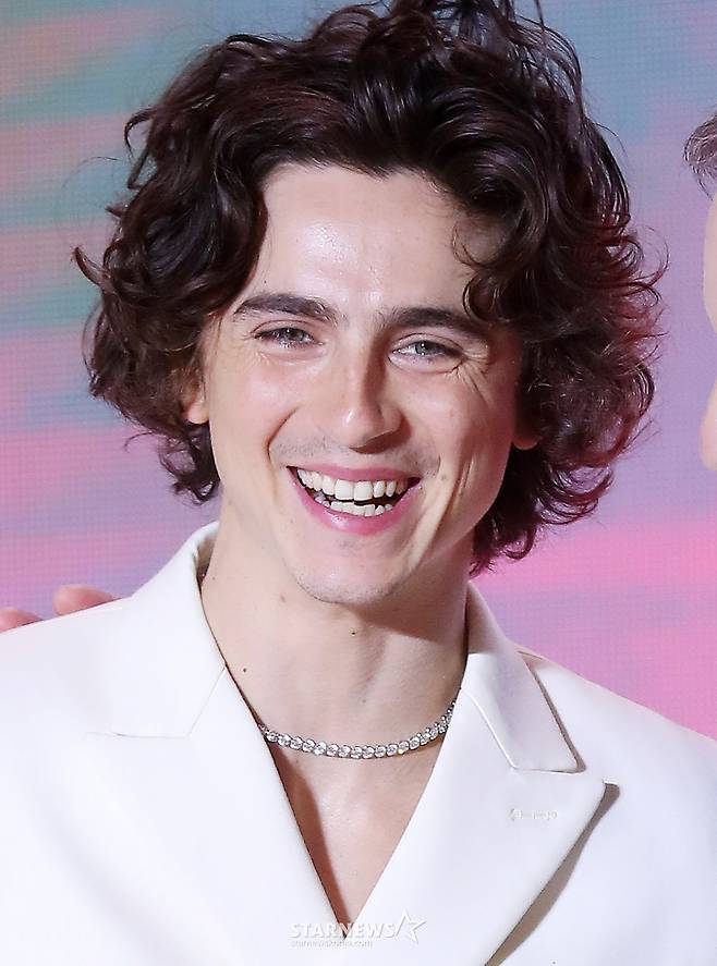 할리우드 배우 티모시 샬라메. 2024.02.22 /사진=김창현 기자