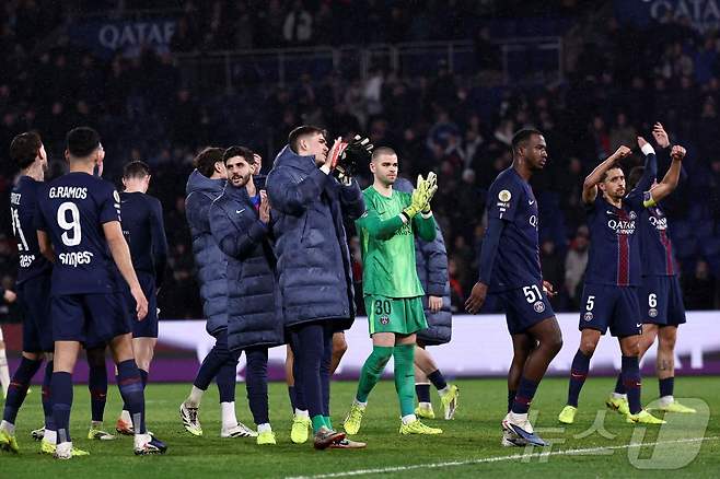 PSG가 이강인이 빠진 가운데 릴에 완승을 거뒀다.ⓒ AFP=뉴스1